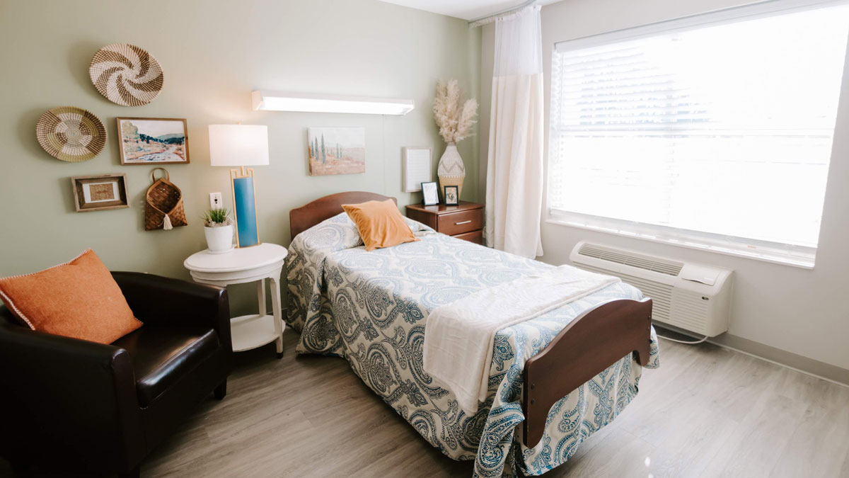 Patient Room at Arbor Oaks Healthcare and Rehabilitation Center